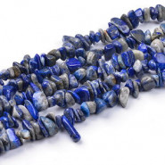 Chips stone beads ± 5x8mm Lapis - Indigo blue